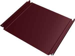 Кликфальц Double Pro Grand Line 0,45 ПЭ с пленкой на замках RAL 3005 красное вино