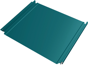 Кликфальц Double Pro Grand Line 0,45 ПЭ с пленкой на замках RAL 5021 водная синь