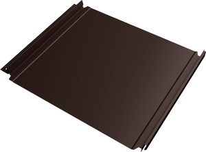 Кликфальц Double Pro Grand Line 0,5 Velur с пленкой на замках RAL 8017 шоколад