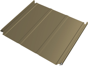 Кликфальц Double Pro Line Grand Line 0,45 ПЭ с пленкой на замках RAL 1014 слоновая кость