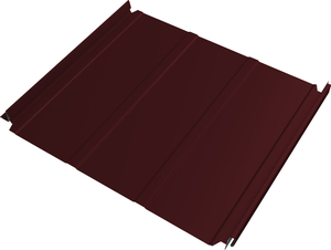 Кликфальц Double Pro Line Grand Line 0,45 ПЭ с пленкой на замках RAL 3005 красное вино