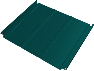Кликфальц Double Pro Line Grand Line 0,45 ПЭ с пленкой на замках RAL 5021 водная синь