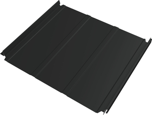 Кликфальц Double Pro Line Grand Line 0,45 ПЭ с пленкой на замках RAL 7016 антрацитово-серый