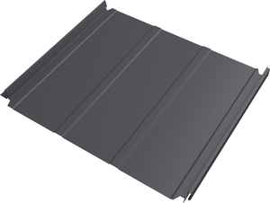 Кликфальц Double Pro Line Grand Line 0,5 ПЭ с пленкой на замках RAL 7004 сигнальный серый