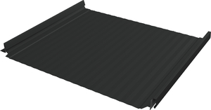 Кликфальц Pro Гофр Grand Line 0,5 GreenCoat Pural БТ матовый с пленкой на замках RR2H3 (RAL 7016 антрацитово-серый)