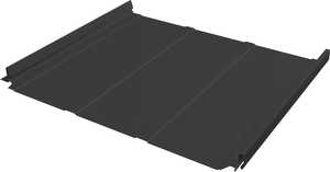 Кликфальц Про Line Grand Line 0,5 GreenCoat Pural БТ матовый с пленкой на замках RR2H3 (RAL 7016 антрацитово-серый)