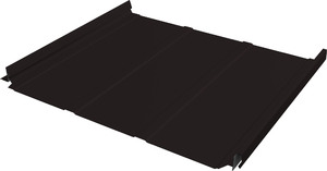 Кликфальц Про Line Grand Line 0,5 PurLite матовый с пленкой на замках RAL 9005 черный