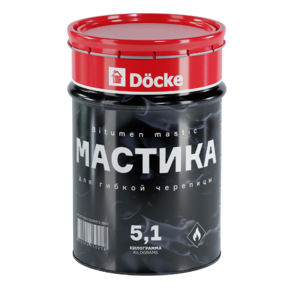 Мастика Docke для гибкой черепицы 5л (5,1кг)