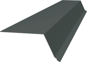 Планка капельник 100х55 Grand Line 0,45 ПЭ с пленкой RAL 7005 мышино-серый (3м)