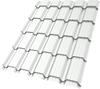 Профиль волновой "Квадро профи" 0,45 ПЭ двухсторонний RAL 9003 сигнальный белый