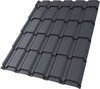Профиль волновой "Квадро профи" 0,5 ПЭ RAL 7024 мокрый асфальт