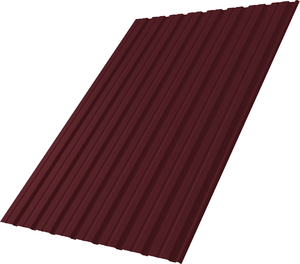 Профнастил С10R Grand Line 0,45 Drap RAL 3005 красное вино