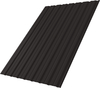 Профнастил С10R Grand Line 0,5 GreenCoat Pural БТ матовый RR 32 темно-коричневый (RAL 8019 серо-коричневый)