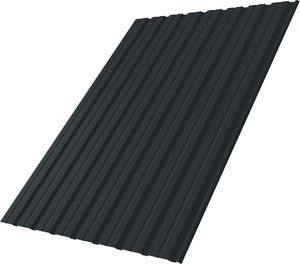 Профнастил С10R Grand Line 0,5 GreenCoat Pural БТ матовый RR2H3 (RAL 7016 антрацитово-серый)