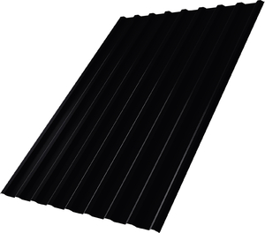 Профнастил С20R Grand Line 0,45 ПЭ RAL 9005 черный