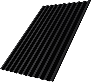 Профнастил С21R Grand Line 0,5 Drap RAL 9005 черный