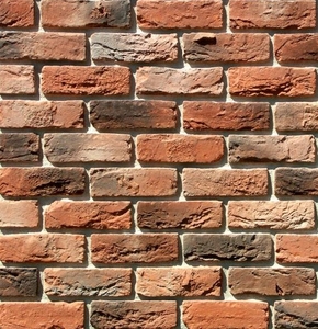 Рядовая плитка White Hills Design Бремен брик, тычок 306-51 с расшивкой 1,2 см