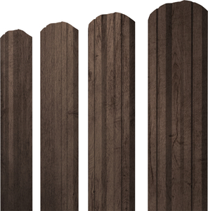 Штакетник Твин фигурный Grand Line 0,45 Принт Премиум Миндальное дерево Фреш
