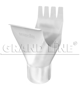 Воронка Grand Line ПУ 125/90мм RAL 9003 сигнальный белый